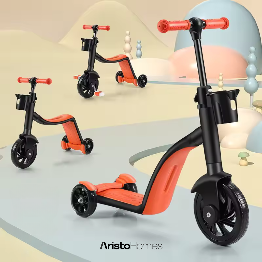 Scooter 3 en 1: La Aventura sobre Ruedas que Crece con tu Pequeño 🚴♂️💙