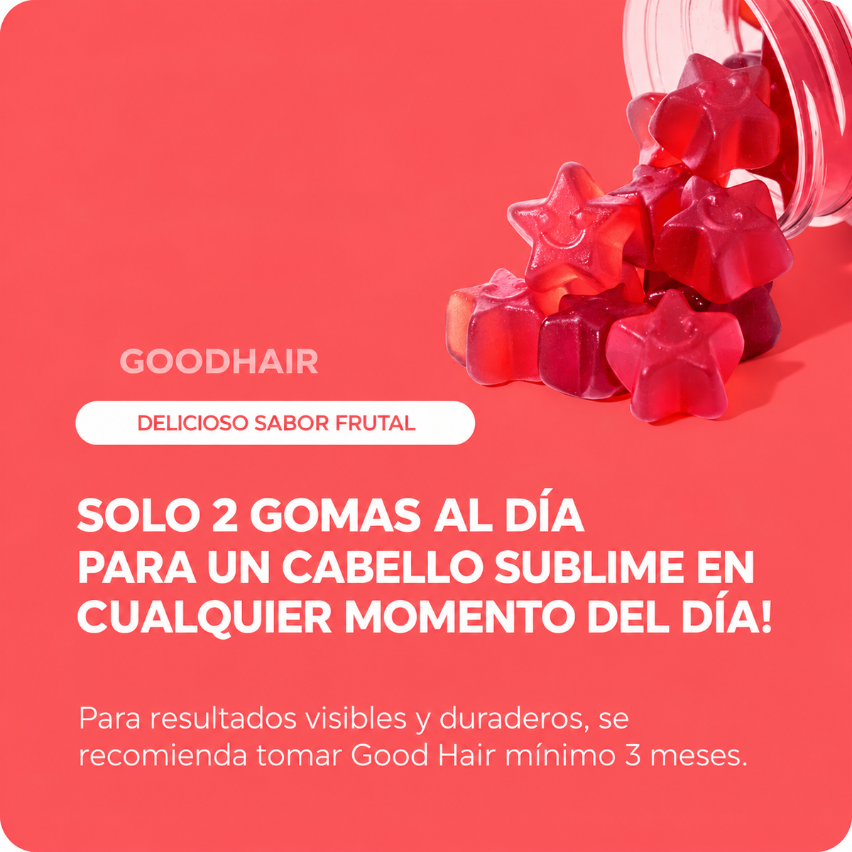 Gomitas para un cabello sano
