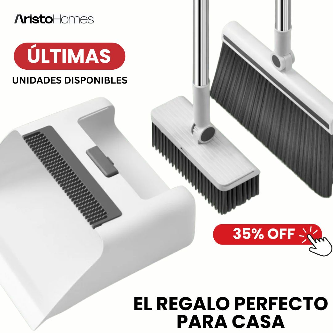 Juego 3 en 1 Escoba, Recogedor y Cepillo