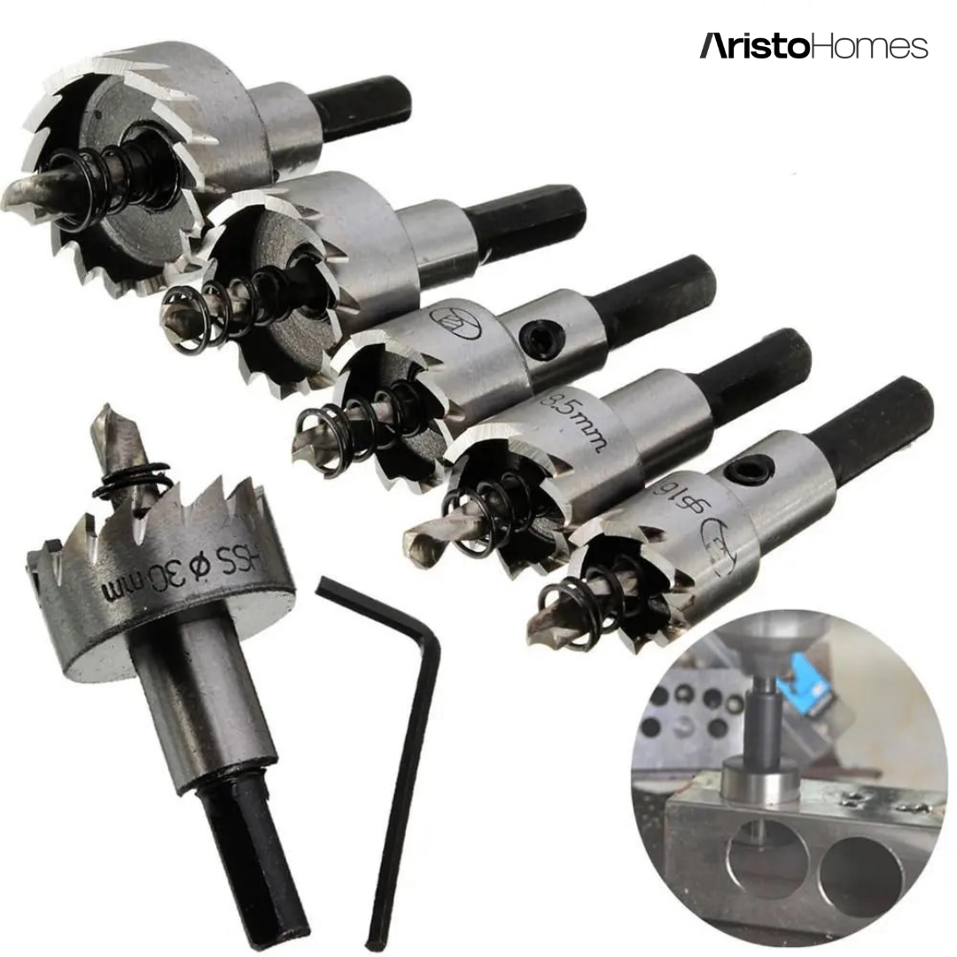 Kit de 5 Brocas de Sierra Circular HSS