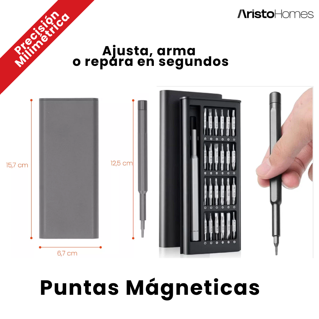 Kit Destornilladores 24-en-1 🛠