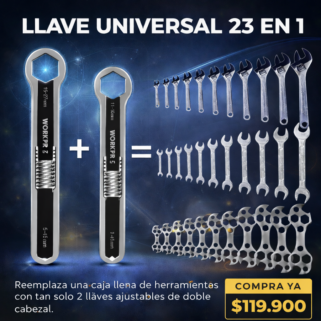 💥 Olvídate de las cajas llenas de herramientas estas 2 llaves lo hacen TODO