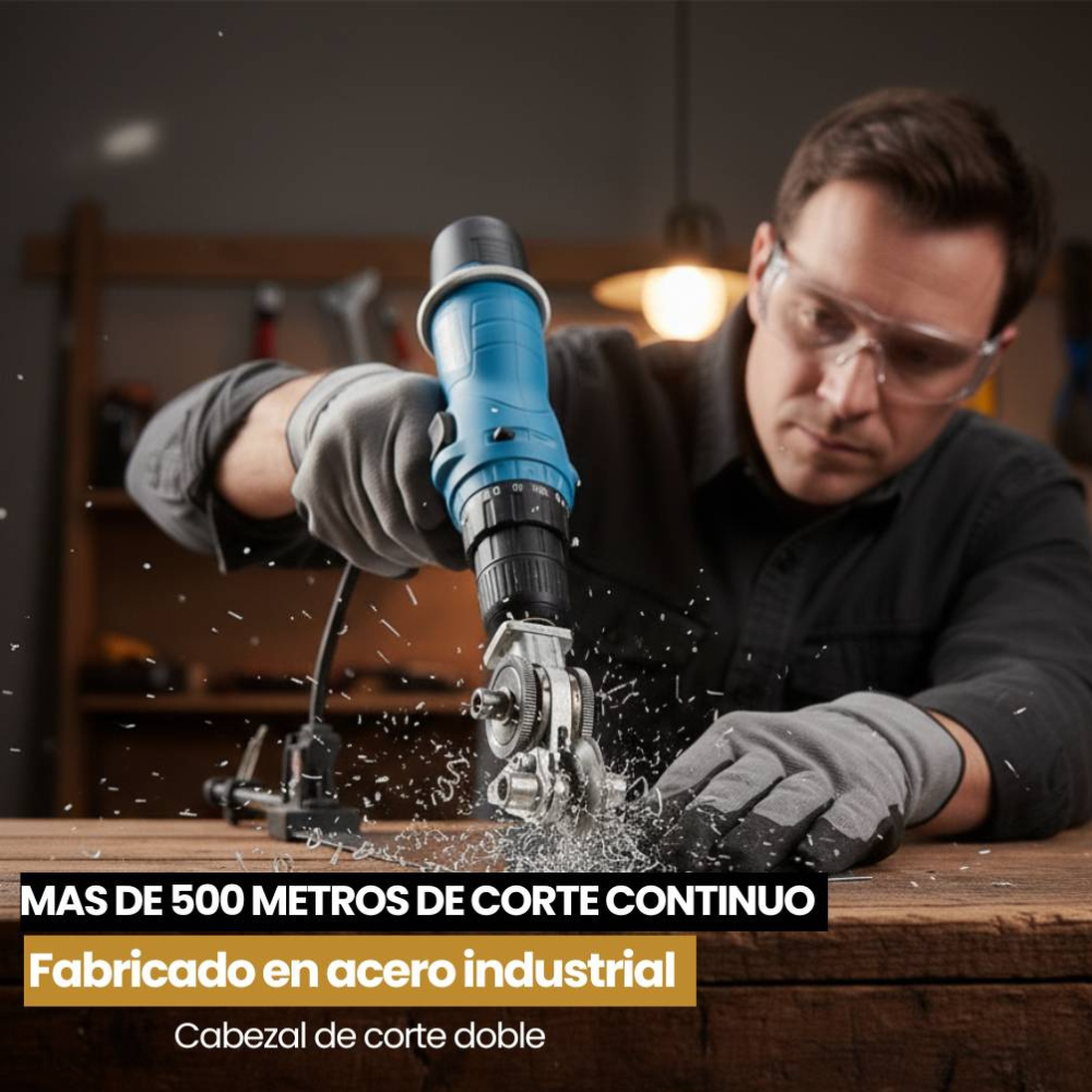 CORTAFAST™ Tu taladro ahora también corta metal