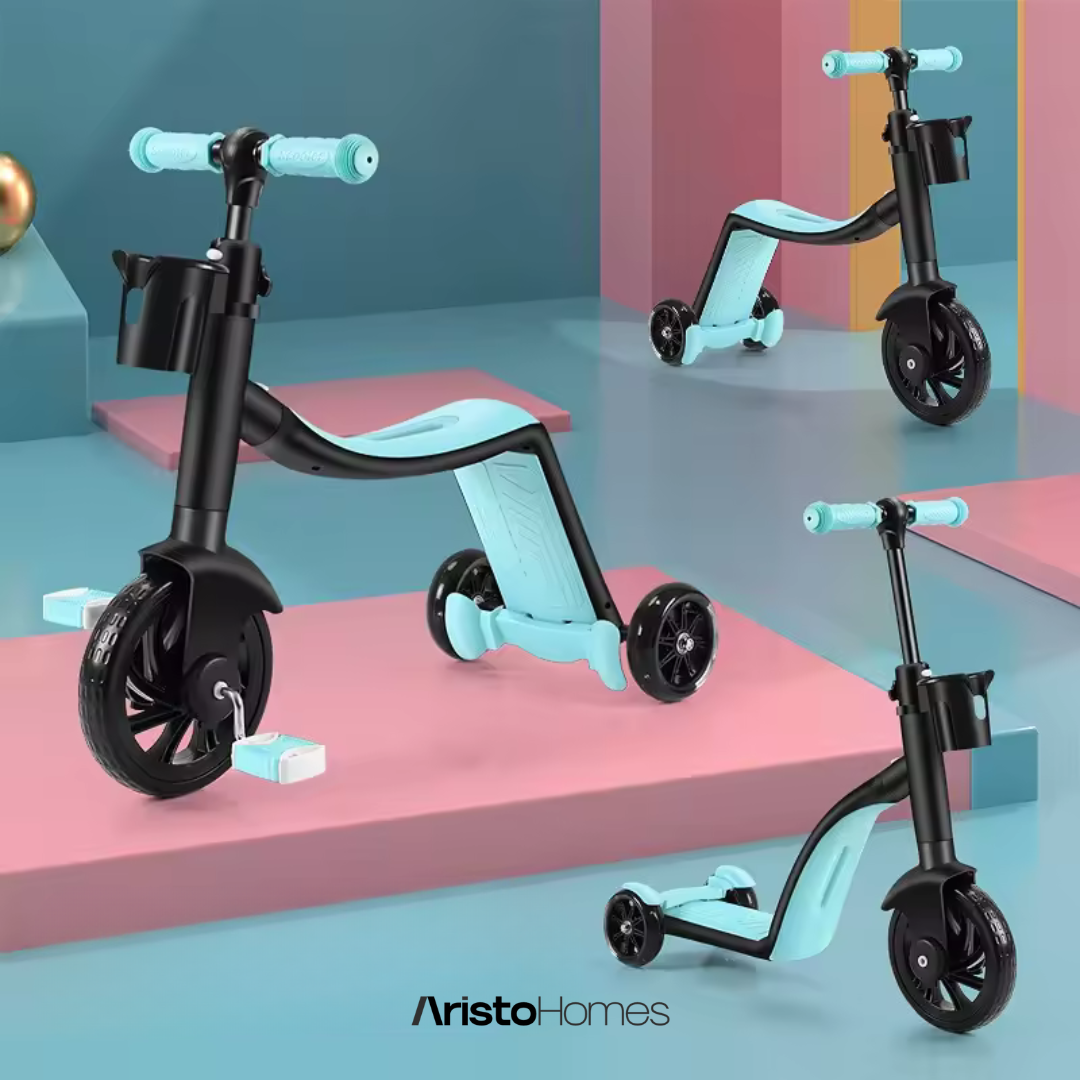 Scooter 3 en 1: La Aventura sobre Ruedas que Crece con tu Pequeño 🚴‍♂️💙