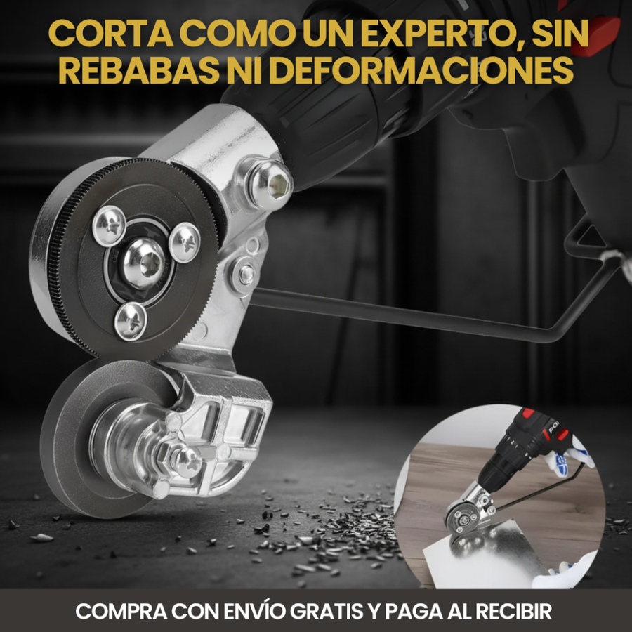 CORTAFAST™ Tu taladro ahora también corta metal