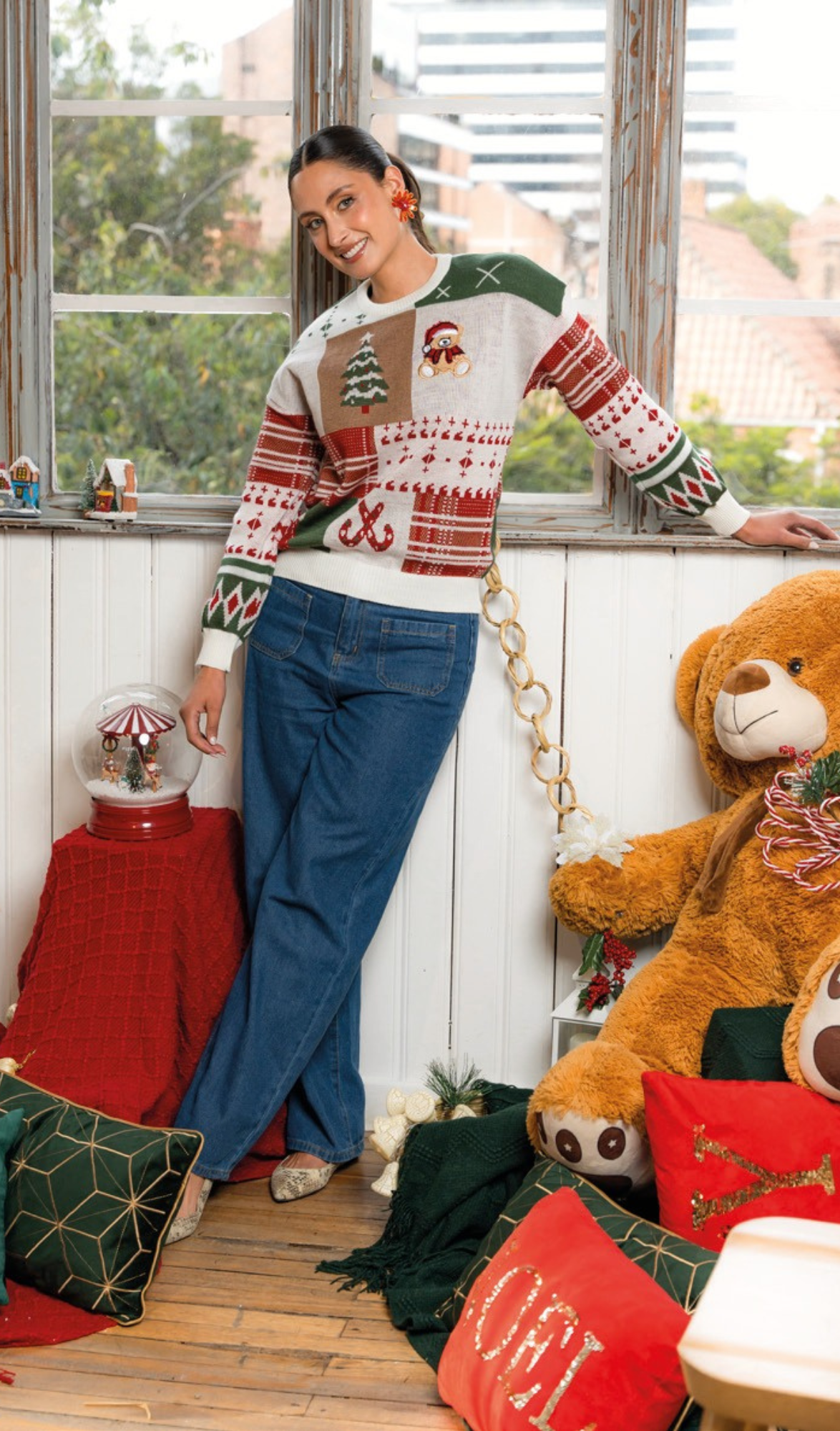 Suéter Navideño Familiar 👨‍👩‍👧‍👦 🎅