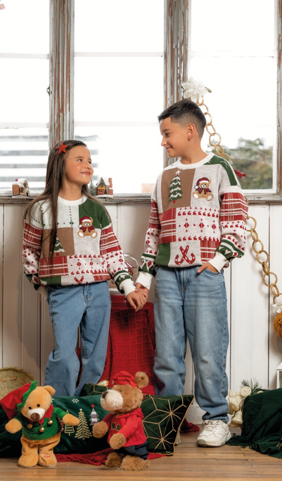 Suéter Navideño Familiar 👨‍👩‍👧‍👦 🎅