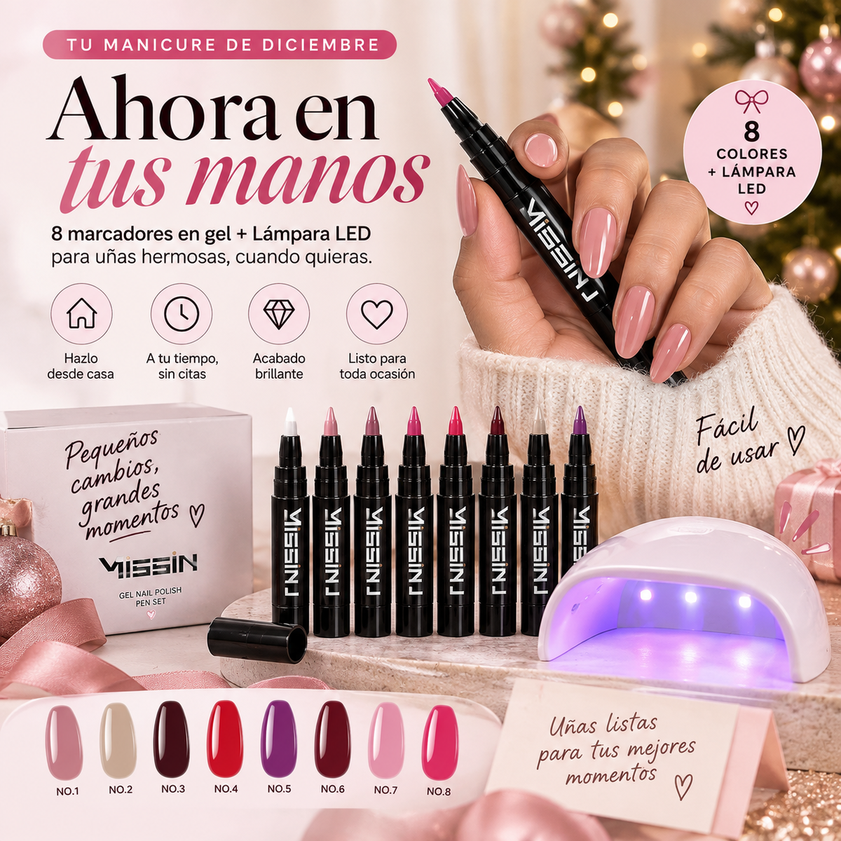 Tus uñas listas, sin esperar una cita