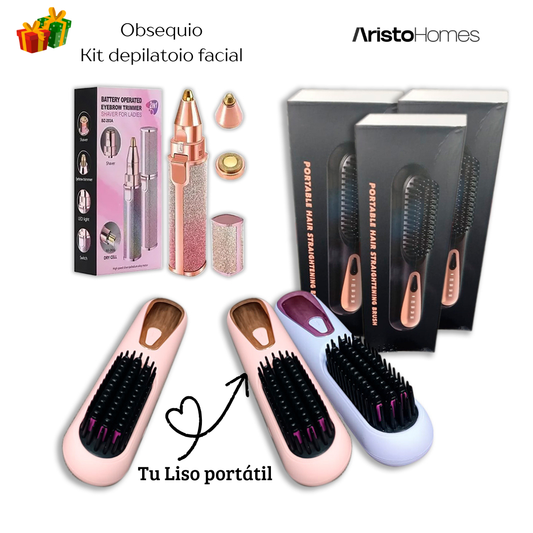 ✨ Cabello Liso Donde Estés + Kit Depilatorio Facial GRATIS 🎁