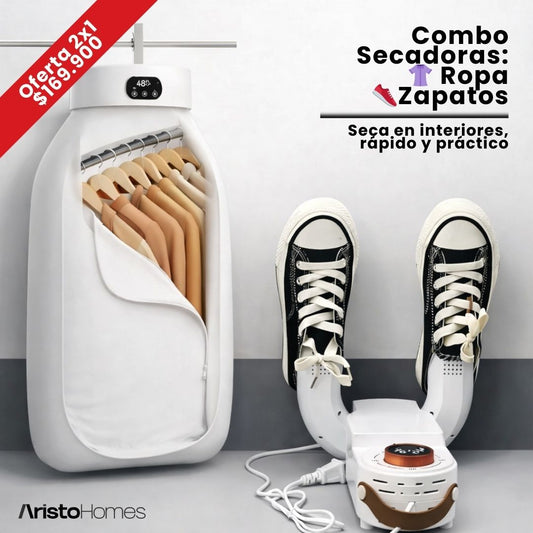 💥 El combo ideal para secar tu ropa y tus zapatos en minutos