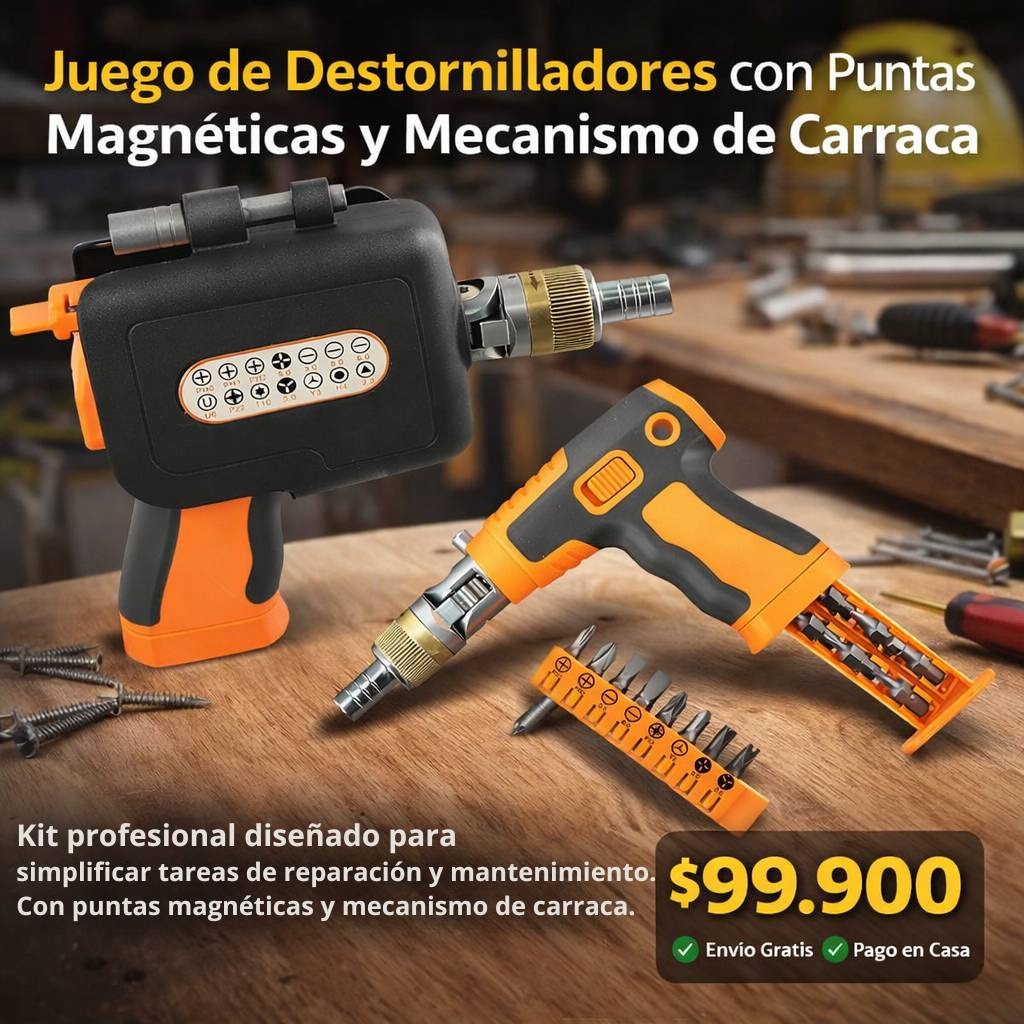 🔧 El Destornillador Inteligente que Hace el Trabajo por Ti