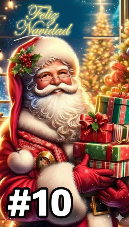 Funda Navideña para Puerta 🎄✨Transforma tu entrada en segundos