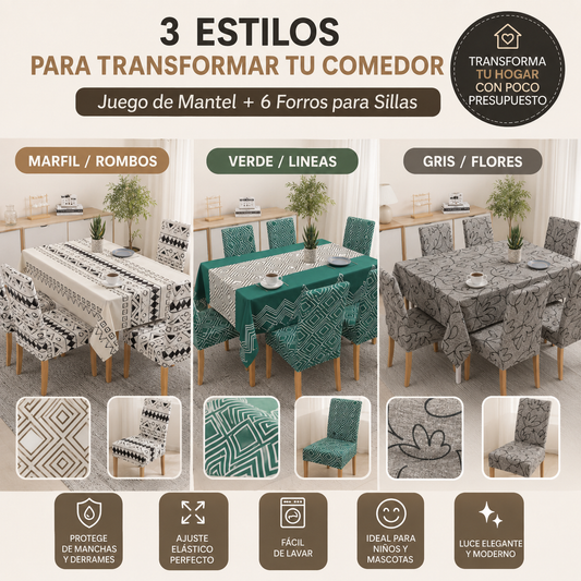 ✨ ¡Haz que tu comedor luzca como nuevo sin gastar una fortuna!