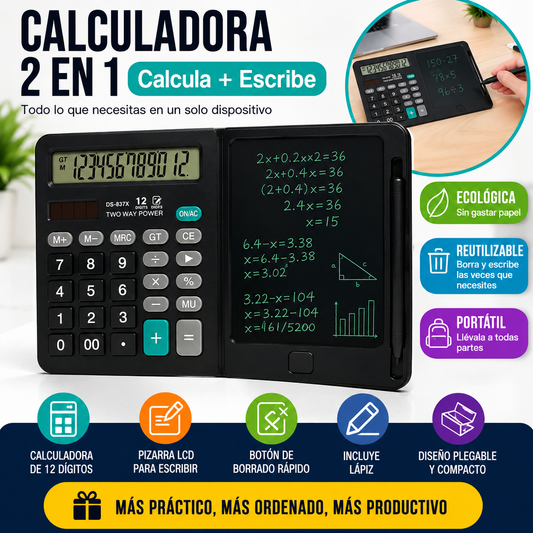 Calcula y escribe al instante sin usar papel nunca más