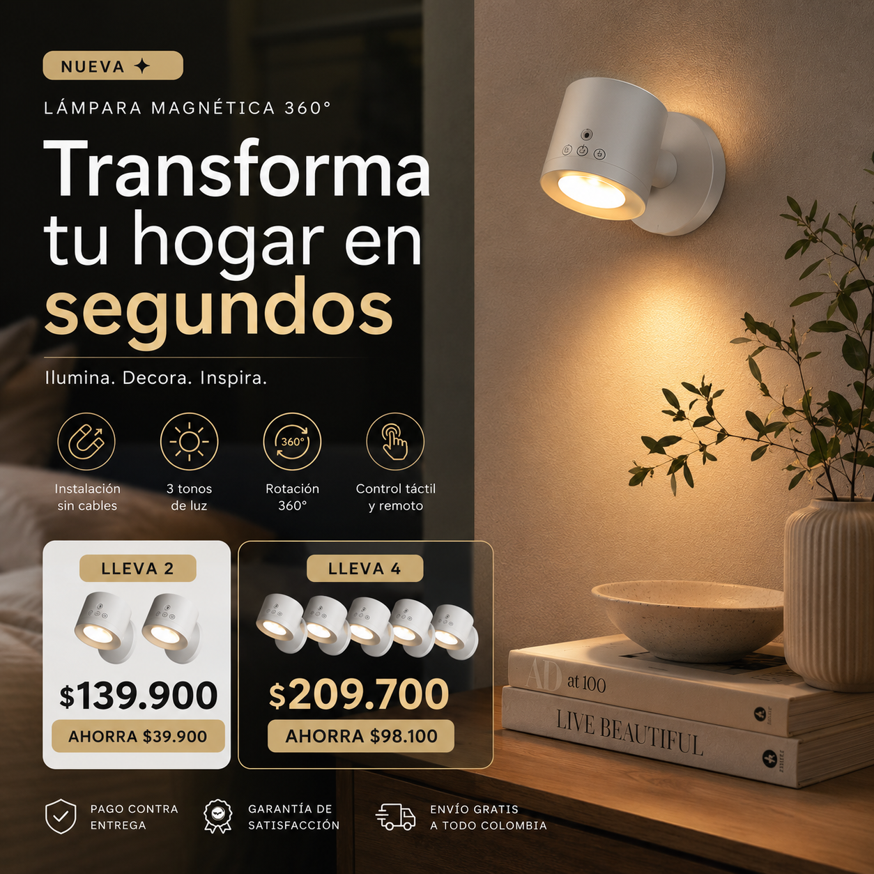 5 razones por las que esta luz rediseña cada rincón de tu hogar