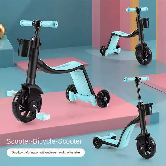 Scooter 3 en 1: La Aventura sobre Ruedas que Crece con tu Pequeño 🚴‍♂️💙