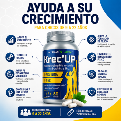 KrecUP Apoya el Desarrollo y Energía de tus Hijos Desde Adentro 💙