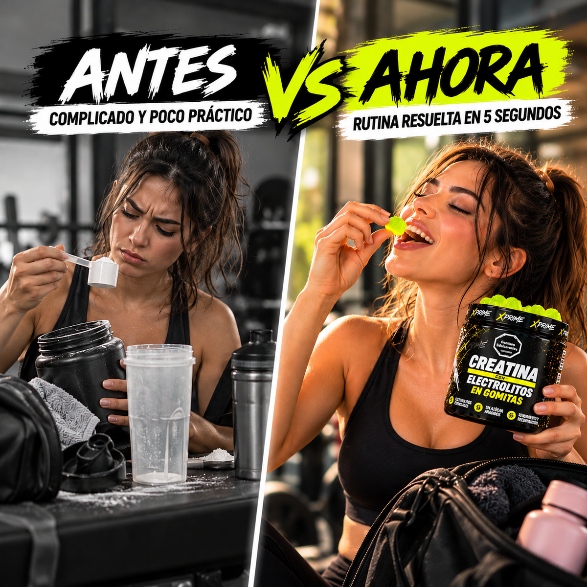 XPRIME® Creatina + Electrolitos.  Sabor Mango Biche