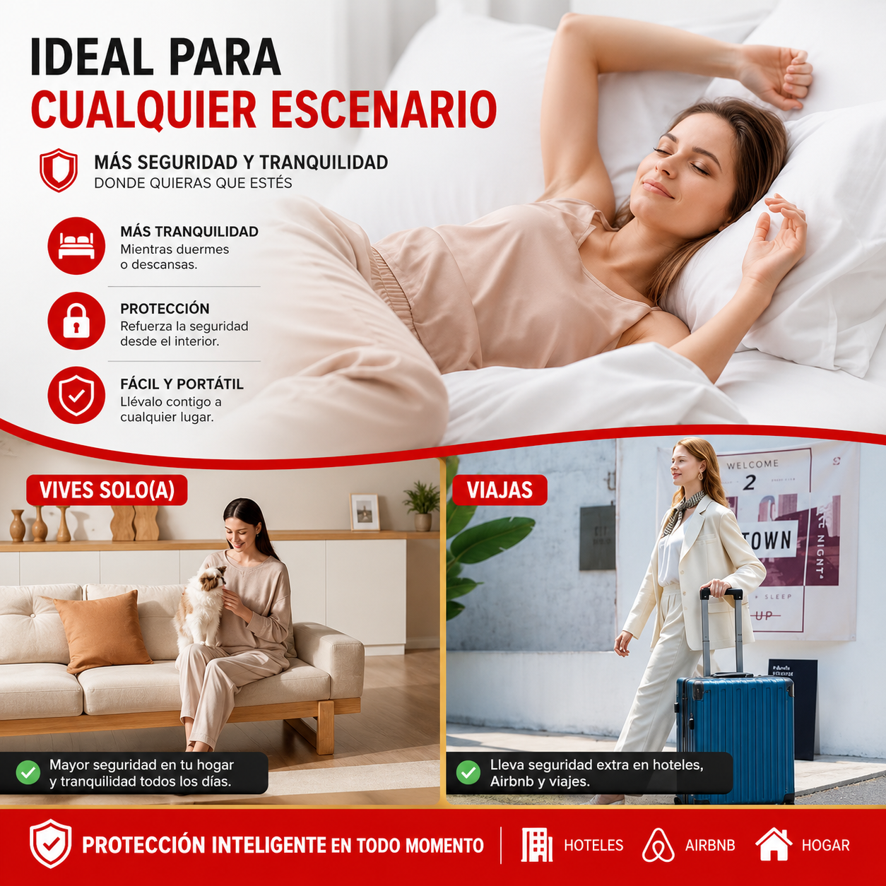 🚨 La alarma portátil que convierte cualquier puerta en una barrera de seguridad