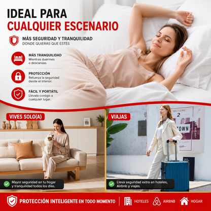 🚨 La alarma portátil que convierte cualquier puerta en una barrera de seguridad