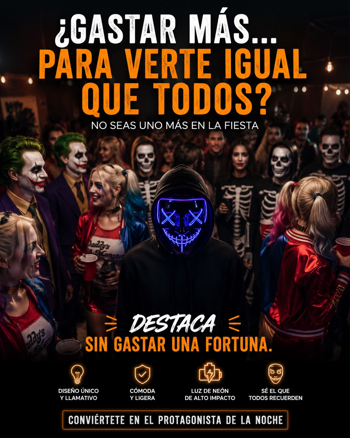 ¿Cansado de gastar en disfraces costosos y poco impactantes?