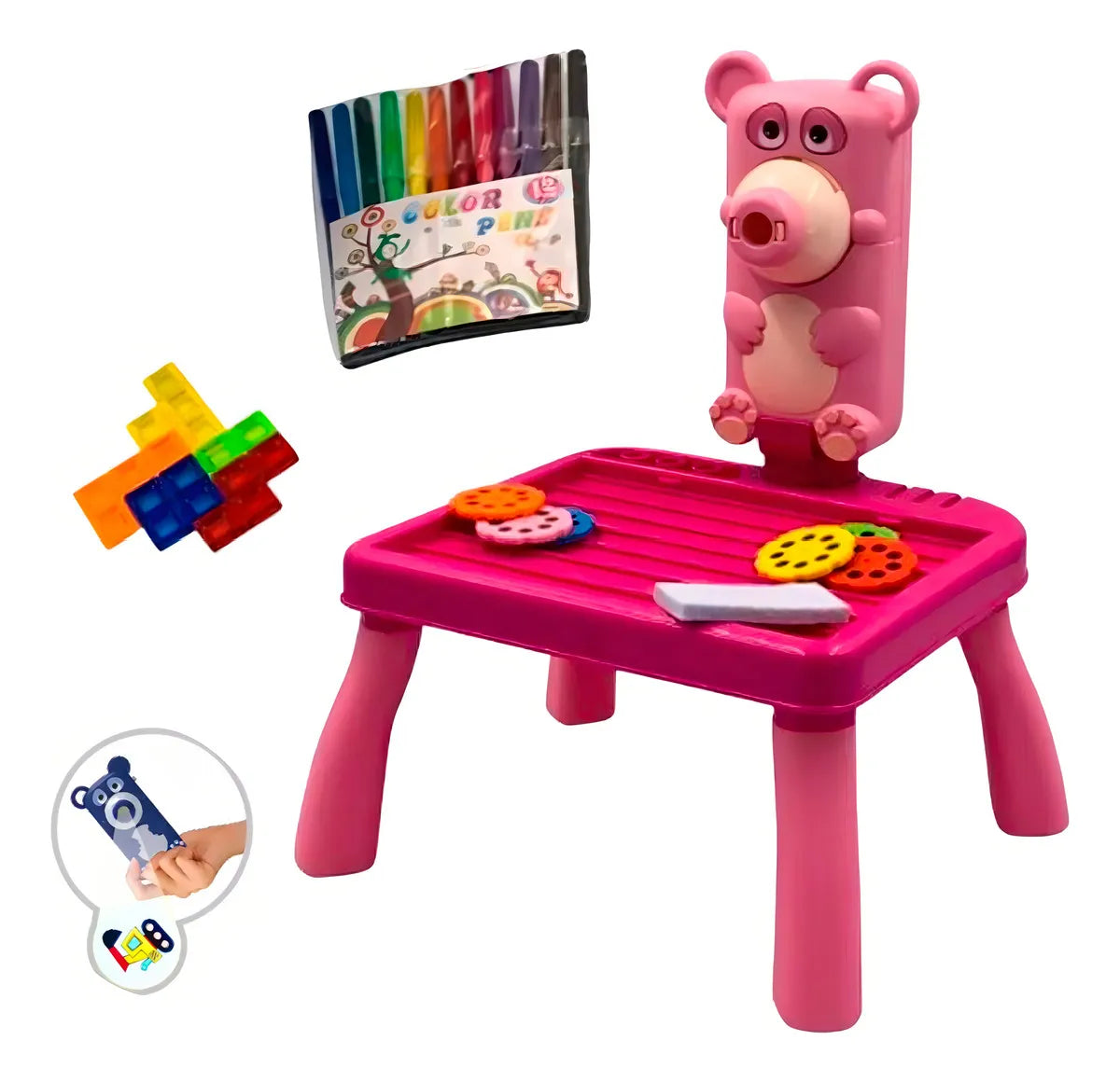 Mesa Proyectora Educativa 3 en 1 ✨Dibuja, aprende y crea mientras se divierte