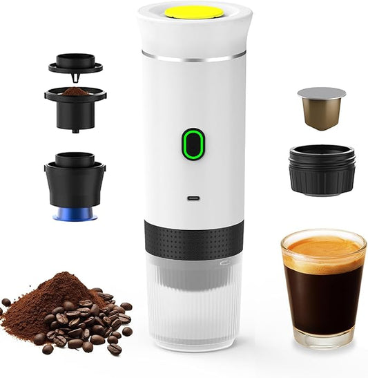 Cafetera Eléctrica Ultra Portátil Recargable 3 En 1
