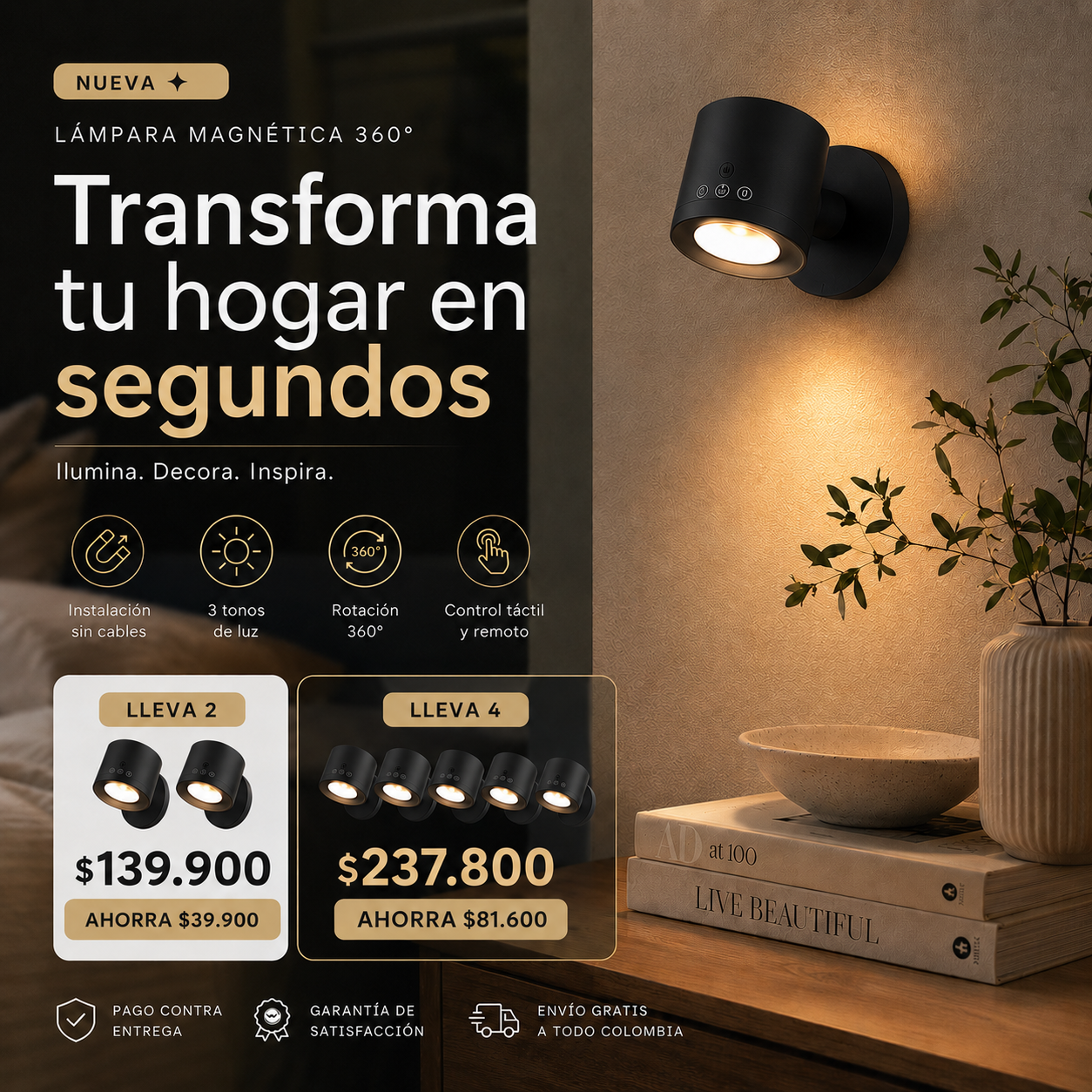 5 razones por las que esta luz rediseña cada rincón de tu hogar