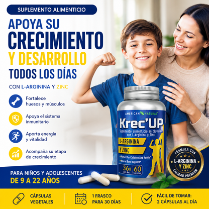 KrecUP Apoya el Desarrollo y Energía de tus Hijos Desde Adentro 💙
