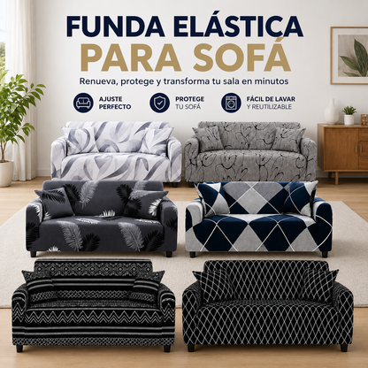 ✨ Haz que tu sofá vuelva a lucir como nuevo con una funda elástica que transforma tu hogar.