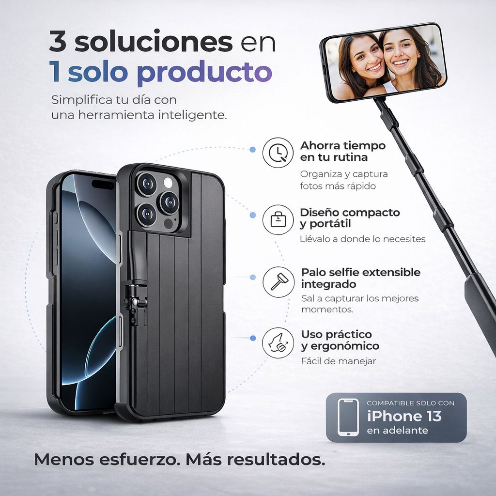 TRIXEL Diseño exclusivo para iPhone: más funcionalidad en un solo case