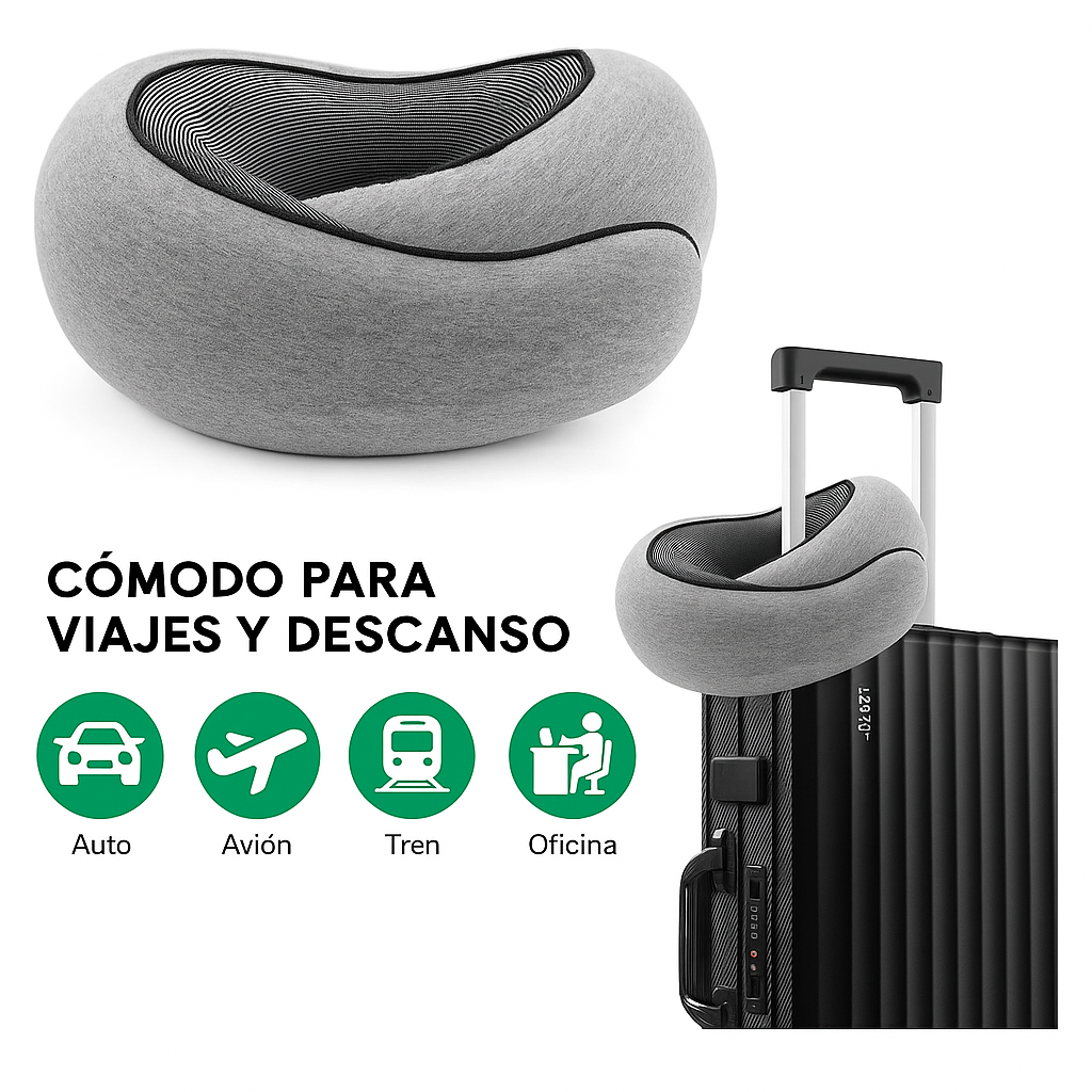 Kit Almohada Viajera de Espuma con Memoria 💤