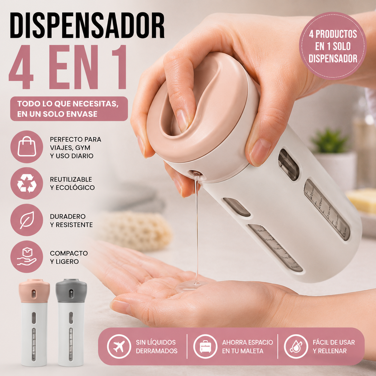 El Dispensador 4 En 1 Que Toda Girl Organizada Quiere En Su Bolso 💖