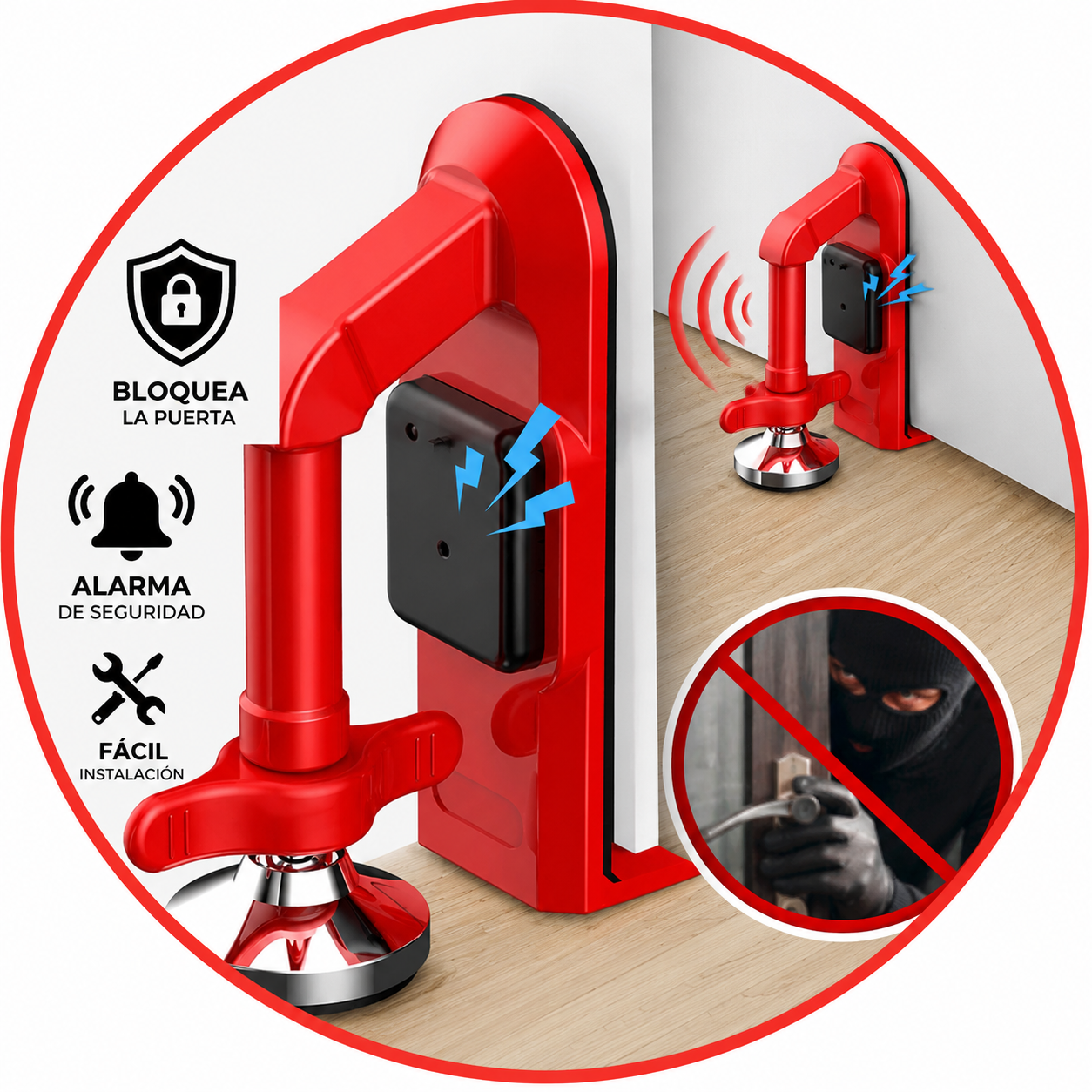 🚨 La alarma portátil que convierte cualquier puerta en una barrera de seguridad