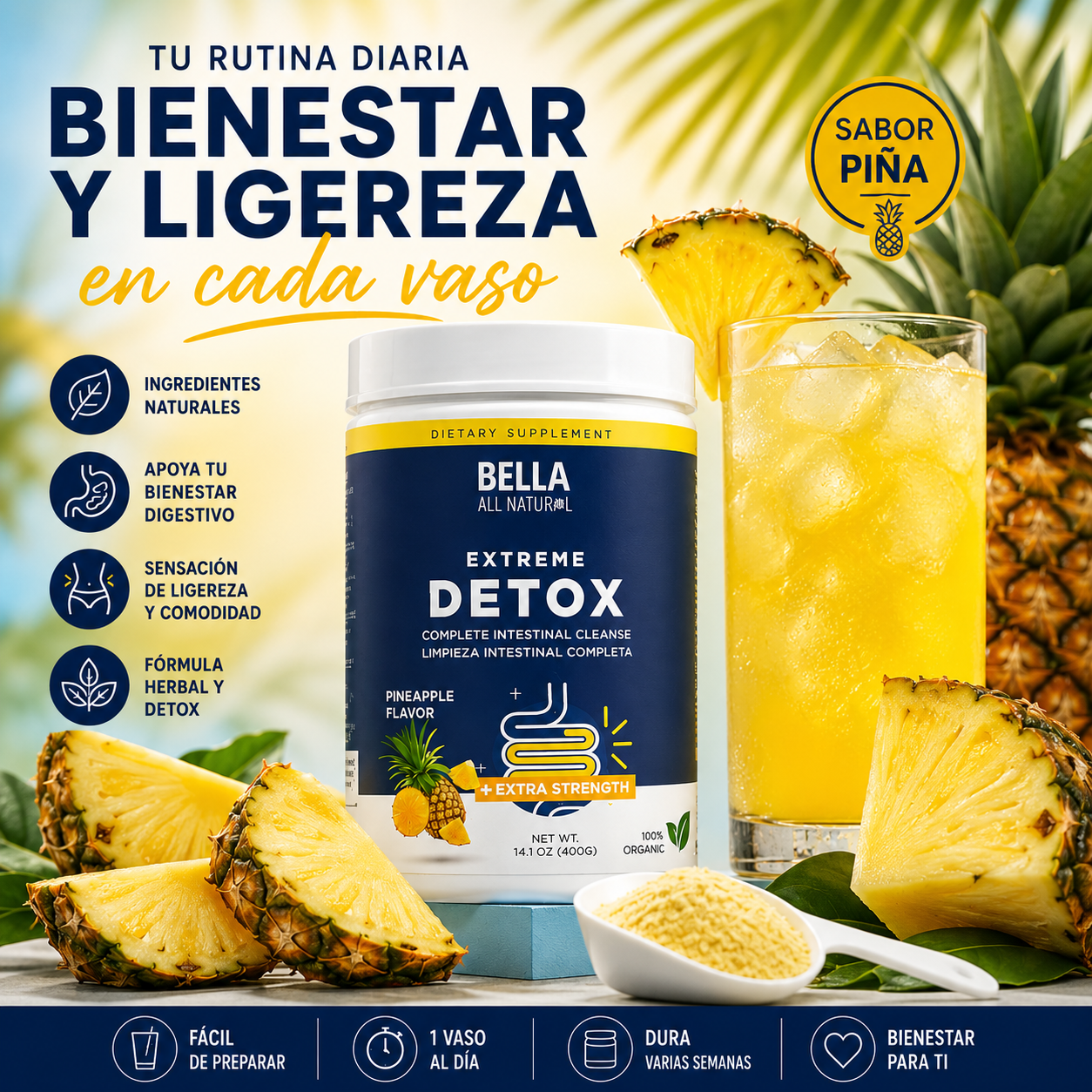 🍍 PineBalance Recupera la Sensación de Ligereza Todos los Días