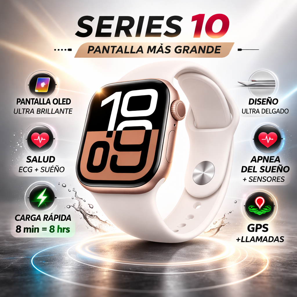 ⌚ Controla tu salud, tu tiempo y tu estilo todo en un solo reloj