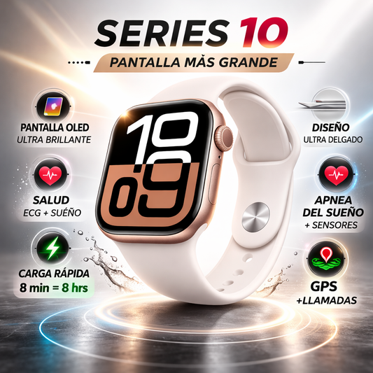 ⌚ Controla tu salud, tu tiempo y tu estilo todo en un solo reloj