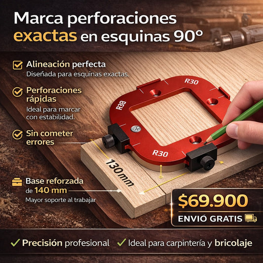 📐La herramienta que evita errores al marcar esquinas 🪵