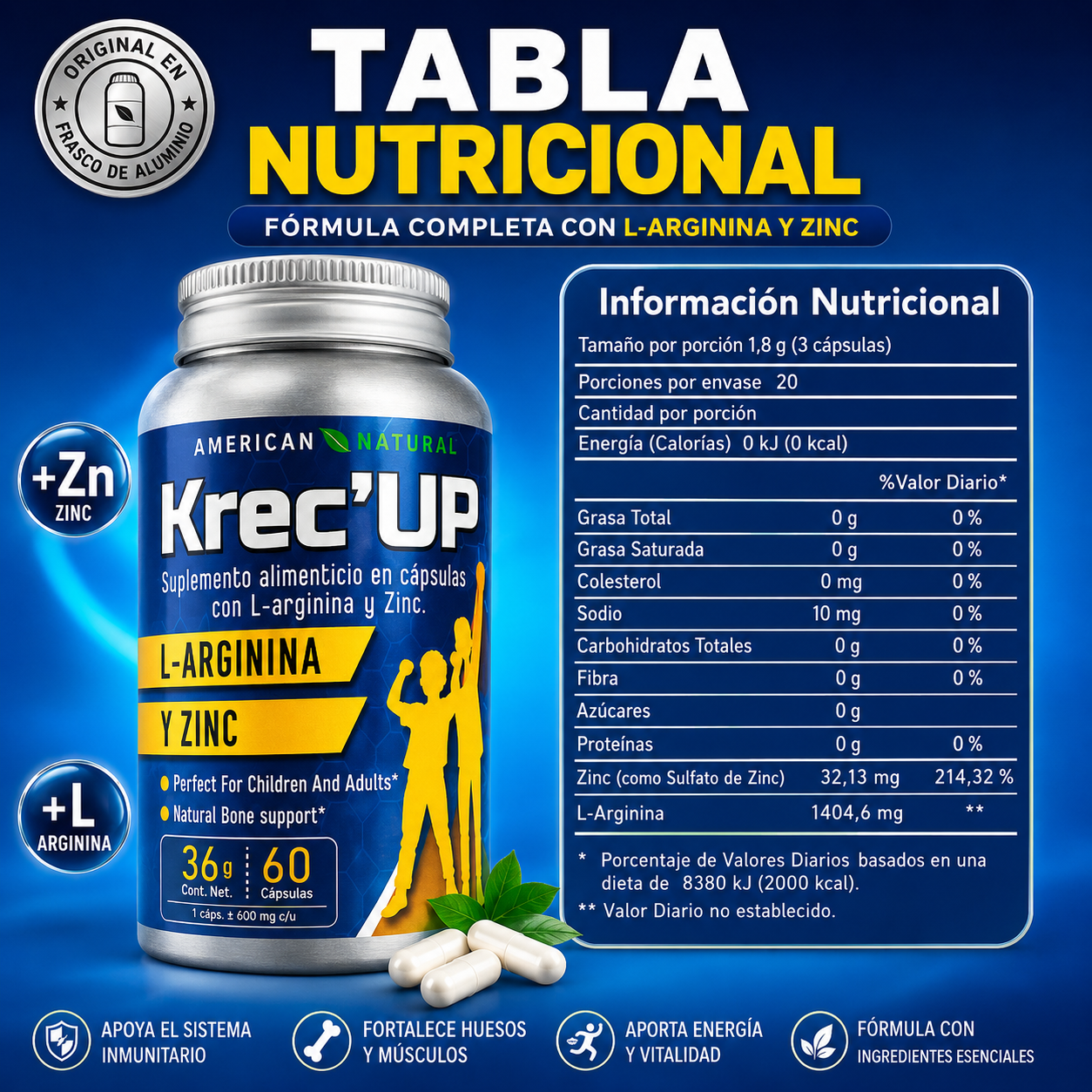KrecUP Apoya el Desarrollo y Energía de tus Hijos Desde Adentro 💙