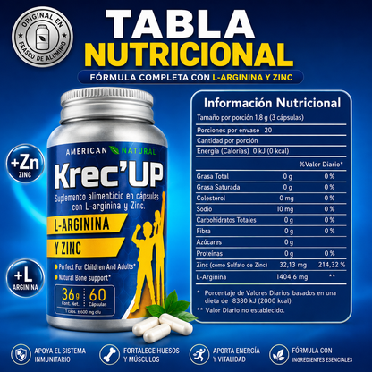 KrecUP Apoya el Desarrollo y Energía de tus Hijos Desde Adentro 💙