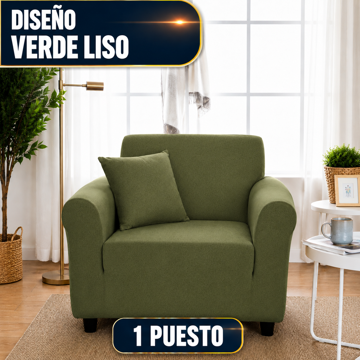 ✨ Haz que tu sofá vuelva a lucir como nuevo con una funda elástica que transforma tu hogar.